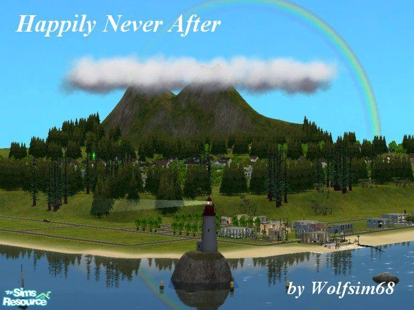 Sims 2 — Happily Never After by Wolfsim68 — Welcome to a magical land, with 3 levels to play on. The 1st is all beach