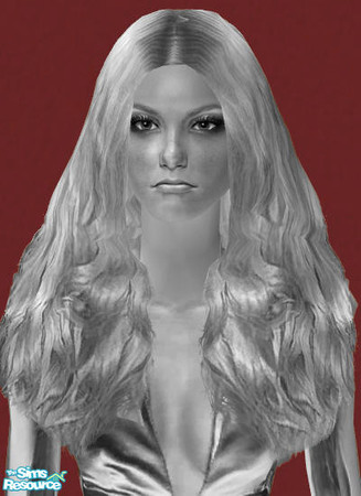 Sims 2 — Runway Style I - New Mesh by ChazDesigns — Hairstyle from the Fal/Winter 2006 Ready to Wear runway. A log, wavy
