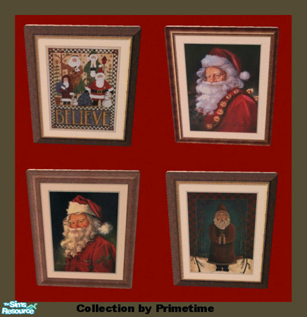 Sims 2 — PT Christmas St. Nick Collection by Primetime024 — This collection features 4 St. Nick paintings. They require
