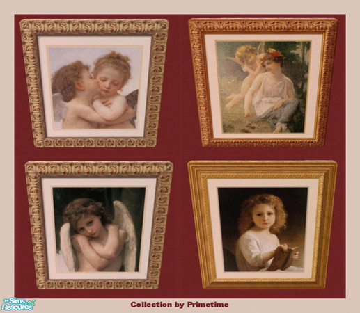 Sims 2 — PT Adolphe Prints by Primetime024 — This collection features 4 beautiful prints painted by Adolphe. They can all