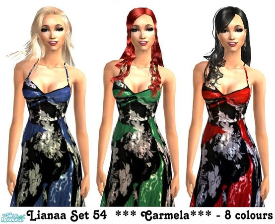 Sims 2 — Set 54 Carmela by Lianaa — Set 54 Carmela - Don't forget to download the mesh!