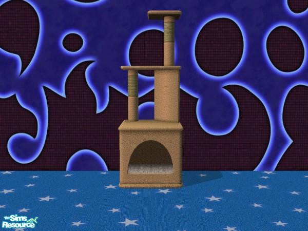 Sims 2 — Cat Condo - Luxurious Sandstorm by dddrake — There's been a few of these, but I thought I would submit my few