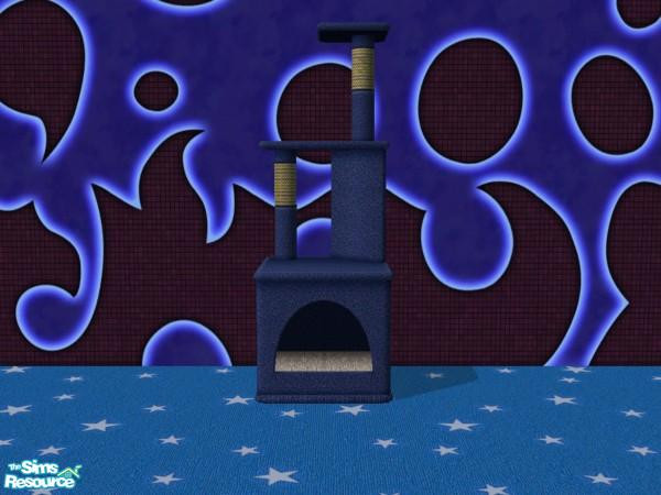 Sims 2 — Cat Condo - Cornflower Dreams by dddrake — There's been a few of these, but I thought I would submit my few