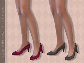 Sims 4 — Atlas Pumps. by Pipco — Leather pumps in 15 colors. Base Game Compatible New Mesh All Lods HQ Compatible