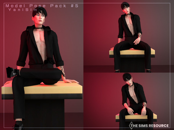 Sims 4 — Model Pose Pack #5 by YaniSim — Modeling pose pack for your sims I hope you enjoy them~ Contains of 5 poses +
