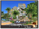 Sims 4 — Floating Oasis(no cc) by evanell — A four-levels beach retreat for your sims family I used 50/50 Lot Size. Not