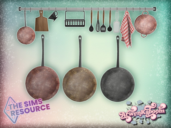 Sims 4 — Elewelds - Pot II by ArwenKaboom — Base game pot in 3 recolors. You can find all objects by searching