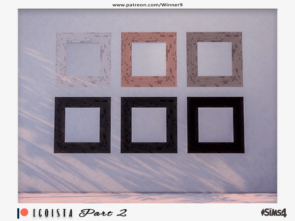 Sims 4 — Egoista Mirror Patreon by Winner9 — Mirror from my Egoista bedroom set, you can find it easy in your game by