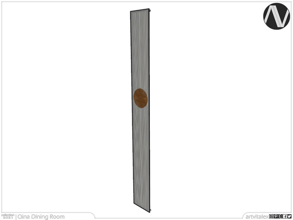 Sims 4 — Qina Painting Tall by ArtVitalex — Dining Room Collection | All rights reserved | Belong to 2021 ArtVitalex@TSR