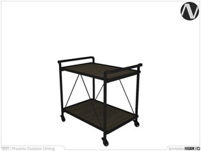 Sims 3 — Phoenix Dining Cart by ArtVitalex — Outdoor And Garden Collection | All rights reserved | Belong to 2021