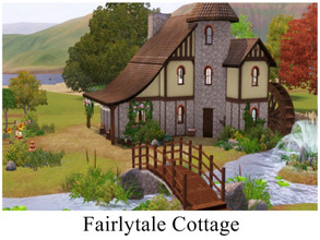 Sims 3 — Fairlytale Cottage by GhostlySimmer — This medium sized cottage is perfect for your cottagecore loving Sims. It