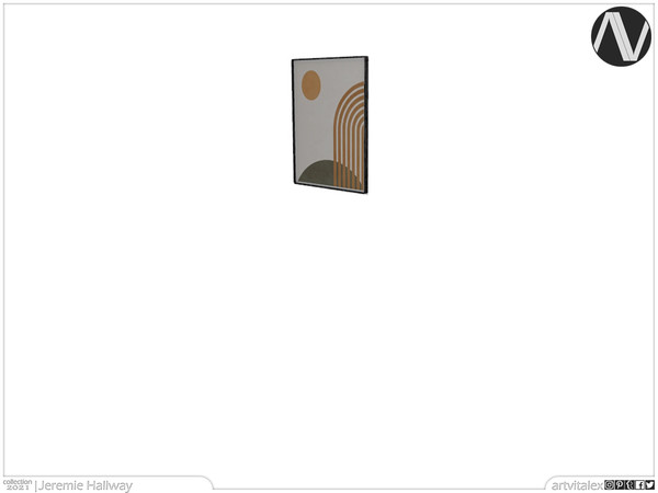 Sims 4 — Jeremie Painting Short by ArtVitalex — Hallway Collection | All rights reserved | Belong to 2021 ArtVitalex@TSR