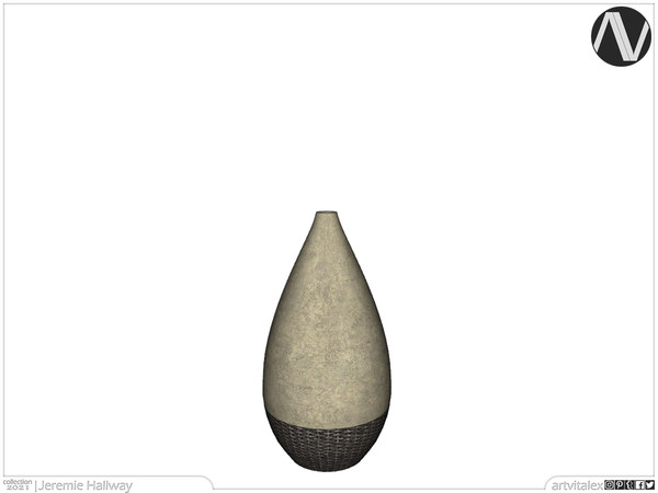 Sims 4 — Jeremie Vase Big by ArtVitalex — Hallway Collection | All rights reserved | Belong to 2021 ArtVitalex@TSR -