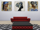 Sims 4 — African Art by GamerDoll23 — 6 Pieces of Wall art that are Ethnically inspired