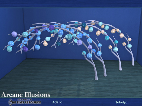 Sims 4 — Arcane Illusions - Adella. Arch Tree with Balloons by soloriya — Arch tree with balloons. Part of Arcane