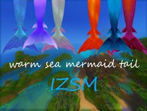 Sims 4 — warm sea mermaid tail by CCtailIZSM — This tail was inspired by the mermaids of Thailand. Thai mermaids have