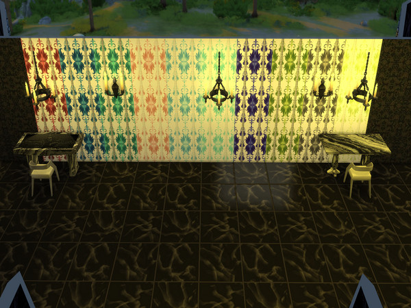 Sims 4 — Light Abstract Set 1 by Decaysha — 10 Abstract seamless wallpapers on a white background by Decaysha