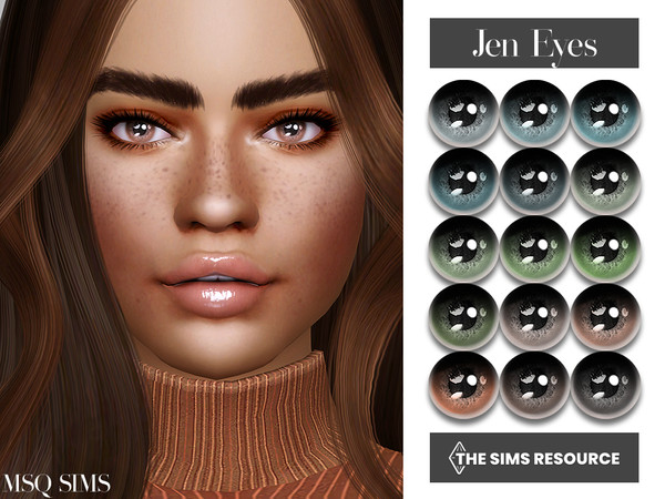 Sims 4 — Jen Eyes by MSQSIMS — These Eyes are available in 15 colors They are suitable for Female/Male from Infant-