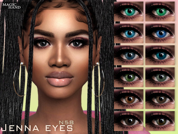 Sims 4 — Jenna Eyes N58 by MagicHand — Soft eyes for males and females in 18 colors - HQ compatible. Preview - CAS
