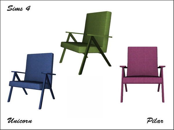 Sims 4 — Arcane Illusions Unicorn LivingChair by Pilar — Arcane Illusions Unicorn LivingChair
