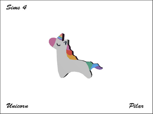 Sims 4 — Arcane Illusions Unicorn Deco1 by Pilar — Arcane Illusions Unicorn Deco1