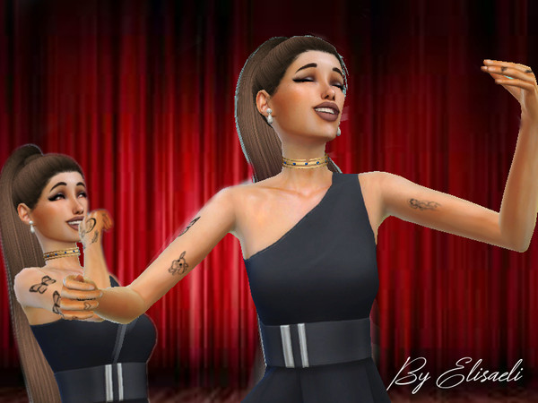 Sims 4 — Ariana grande Tattoos by elisaeli1 — you want the tattoos similar to Ariana Grande? good! this is for you! and