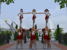 Sims 4 — Child cheerleading pyramid v2 by IE_Sims — Cheerleading pyramid for kids with high libs. How to place 12 sims on