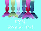Sims 4 — IZSM Tail Recolor by CCtailIZSM — This is a freshly painted tail color and hope you like it.