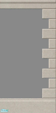 Sims 2 — Stormy Grey Stucco Set - Individual Item by TheMistress666 — Stormy Grey Stucco wall set!