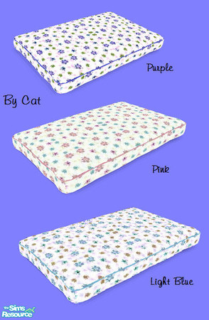 Sims 2 — Pet Pillows Flowers Set by cat3cm — by cat