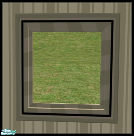 Sims 2 — NK PI Square Mirrors - Eggshell by MoMama — An Eggshell mirror so your Sims can see themselves clearly.