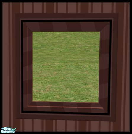 Sims 2 — NK PI Square Mirrors - Dark Rose by MoMama — A Dark Rose mirror so your Sims can see themselves clearly.