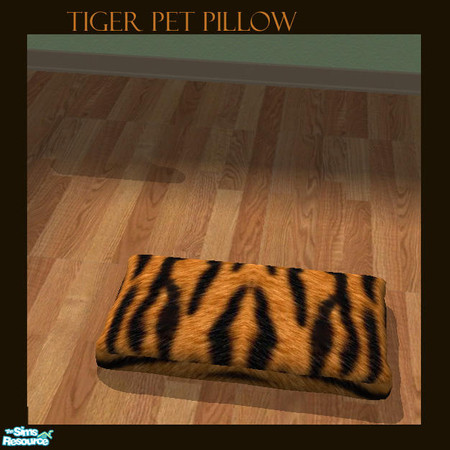 Sims 2 — Safari Pet Beds - Tiger by jmm8220 — Here is the Tiger skin to go with the set.