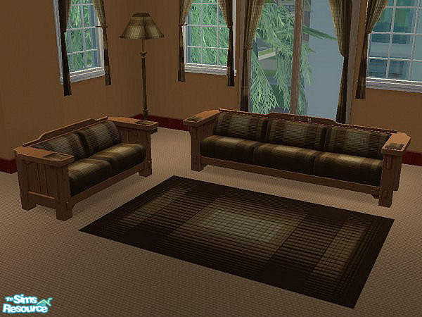 Sims 2 — Fabricated bedroom set - seating by hatshepsut — Part of the fabricated bedroom set.