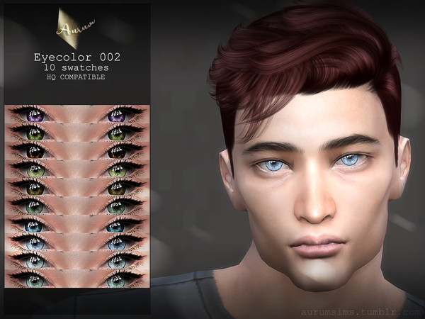 Sims 4 — Eyecolor 002 by Aurum — New eyecolor for female and male sims by Aurum