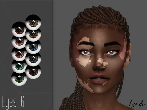 Sims 4 — Eyes_6 by LVNDRCC — Eyes in intense shades of brown, blue green and hazel. Found in makeup section. HQ friendly