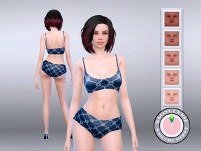 Sims 4 — Female Skin N3 - 5 Skin Tones by Smollykif — Skin for female sims Compatible with the licensed version of the