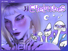 Sims 4 — [LokMaar] Tsuki Eyelashes by LokMaar — Eyelashes (Eyeliner) Fantasy, unnatural chromatic/metal Eyelashes. 