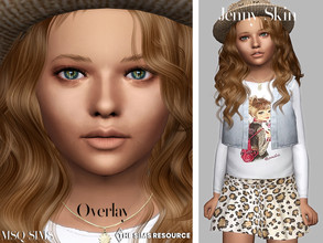 Sims 4 — Jenny Skin Overlay Children by MSQSIMS — This Skin Overlay is available in 4 different strengths.Works with all