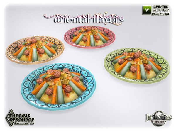 Sims 4 — Oriental flavors couscous by jomsims — Oriental flavors couscous