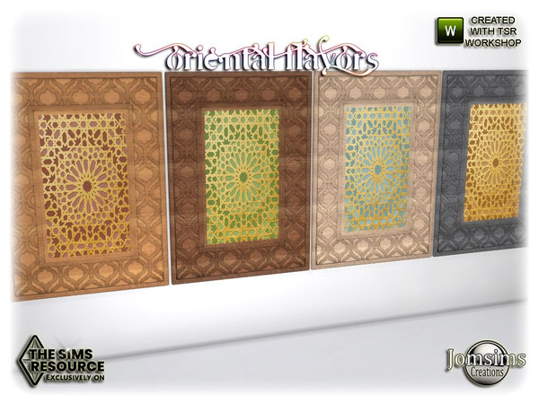 Sims 4 — Oriental flavors wall art by jomsims — Oriental flavors wall art