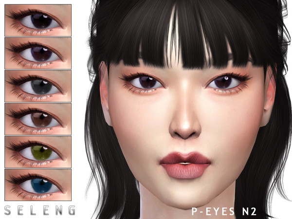 Sims 4 — P-Eyes N2 [Patreon] by Seleng — HQ compatible eyes with 40 colours. Allowed for all the ages. Enjoy!