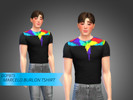 Sims 4 — Marcelo Burlon Tshirt by dopbts — - HQ compatible; - all genders; - all ages