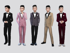 Sims 4 — Francesco Tuxedo Suit by McLayneSims — TSR EXCLUSIVE Standalone item 19 Swatches MESH by Me NO RECOLORING Please