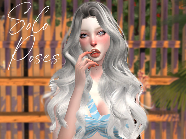Sims 4 — Solo - Posepack by Letizha — 06 Poses in total i hope you like it! <3 Tag me if you use it.