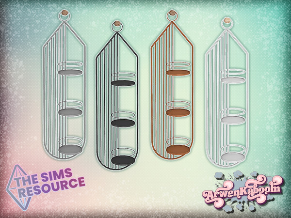 Sims 4 — Verdant II - Stand VII by ArwenKaboom — Base game stand in 4 recolors. Primary made to hold plants but it can be