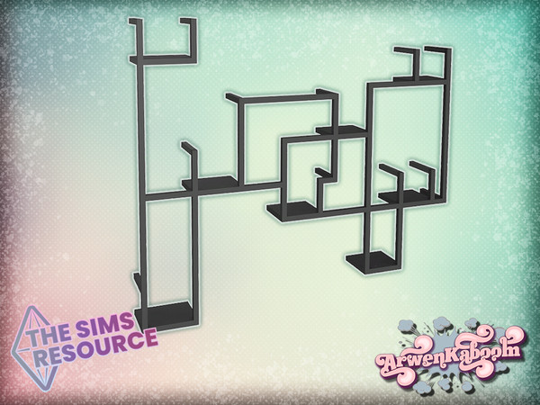 Sims 4 — Verdant II - Stand XII by ArwenKaboom — Base game stand in 4 recolors. Primary made to hold plants but it can be