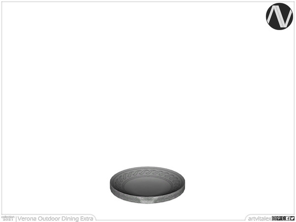 Sims 4 — Verona Plates by ArtVitalex — Outdoor And Garden Collection | All rights reserved | Belong to 2021