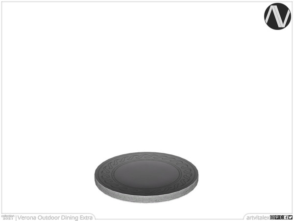 Sims 4 — Verona Platters by ArtVitalex — Outdoor And Garden Collection | All rights reserved | Belong to 2021