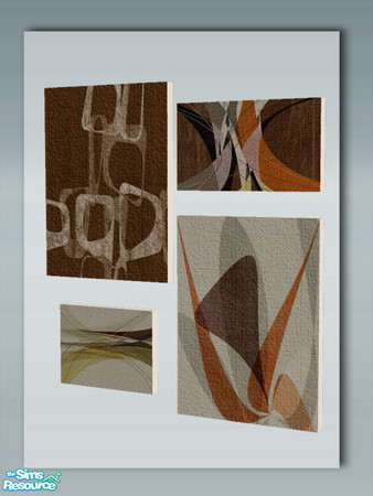 Sims 2 — Isabel Naturals - Print by Shakeshaft — Part of a new lounge set with 8 new meshes, in natural tones and a